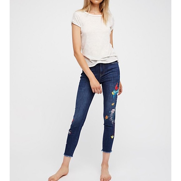 Free People Denim - Free People Embroidered Jean 26